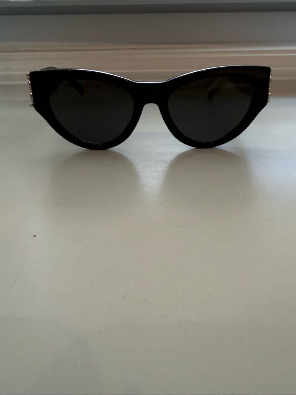 YSL Saint Laurent Black Cat-Eye Women’s Sunglasses
